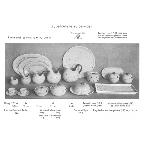 Piattino per burro 494B | Decoro 055-1