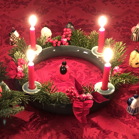 Kerzen - Supporto per tealight für Anello portafiori 735T | Decoro 055