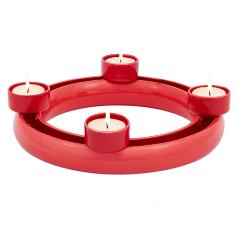 Anello portafiori mit 4 Teelichthaltern HB 735B 735B | Decoro 058