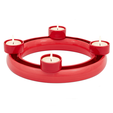 Anello portafiori mit 4 Teelichthaltern HB 735B 735B | Decoro 058