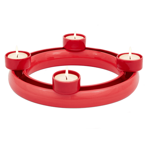 Anello portafiori mit 4 Teelichthaltern HB 735B 735B | Decoro 058