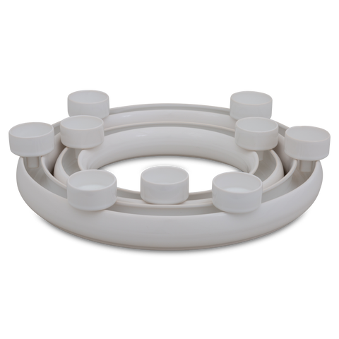 Anello portafiori B + C mit 9 Teelichthaltern HB 735 735 | Decoro 000