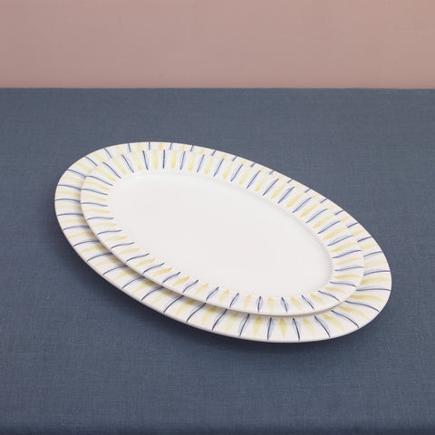 Set di piatti ovali 2 pezzi. 507 | Decoro 137