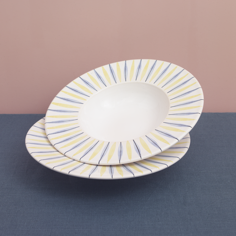 Set di piatti profondi 2 pezzi. 607 | Decoro 138