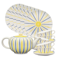 Servizio da tè da 19 pezzi 501 | Decoro 138