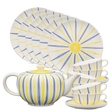 Servizio da tè da 19 pezzi 501 | Decoro 138