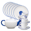 Set da 19 pezzi per il servizio da caffè 501 | Decoro 113