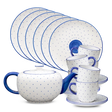 Set da 19 pezzi per il servizio da caffè 501 | Decoro 113