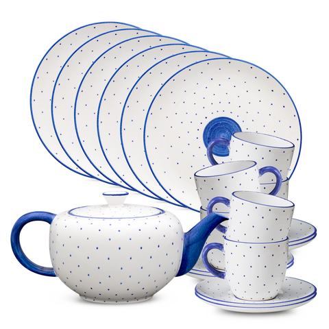 Set da 19 pezzi per il servizio da caffè 501 | Decoro 113