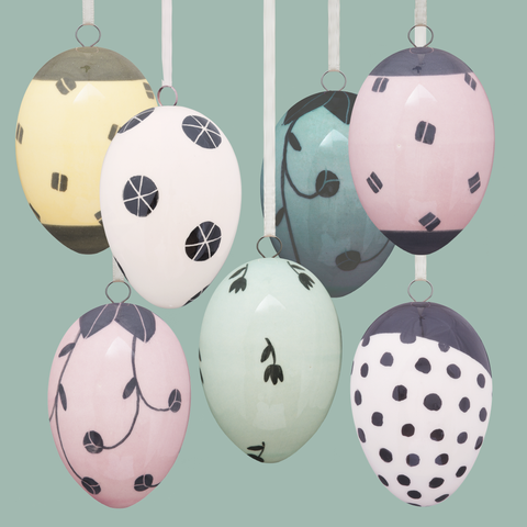 Set di uova di Pasqua 7 pezzi grandi 753 | Decoro 999