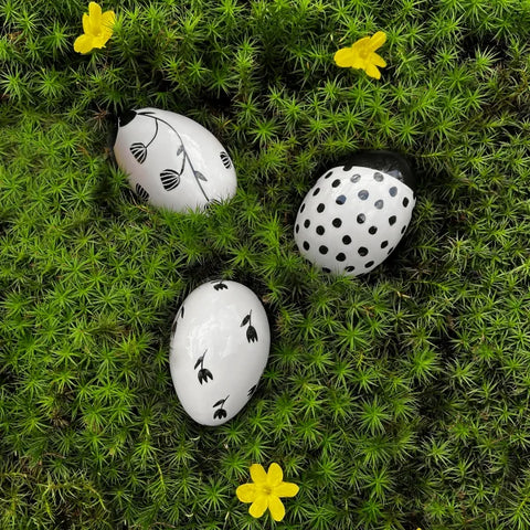 Set uova di Pasqua Ritz trasparente 3 pezzi HB 753 753 | Decoro 999
