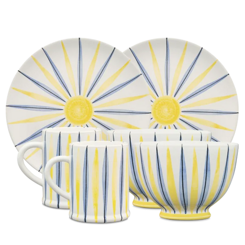 Set da 6 pezzi per la colazione 526 | Decoro 138
