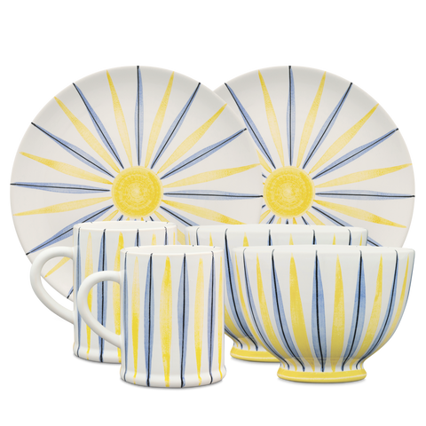 Set da 6 pezzi per la colazione 526 | Decoro 138